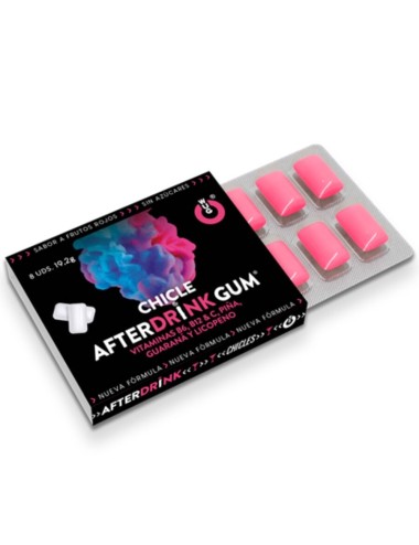 WUG After Drink – 1 X 8 UDS | El chicle funcional que te ayuda a recuperar energía tras la noche