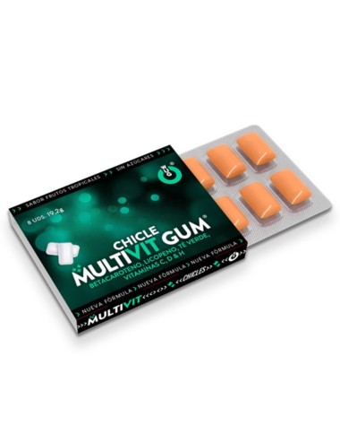 WUG Multivit Gum – 1 X 8 UDS | El chicle funcional que refuerza tus defensas cada día