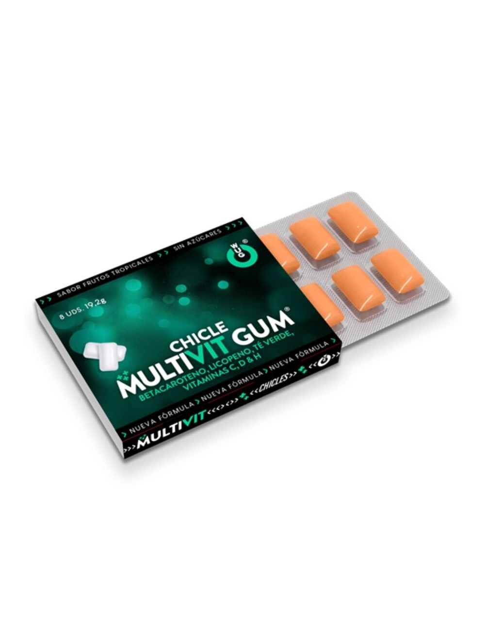 WUG Multivit Gum – 1 X 8 UDS | El chicle funcional que refuerza tus defensas cada día