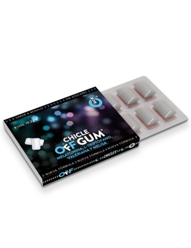 WUG Off Gum –  1 X 8 UDS | El chicle funcional que te ayuda a relajarte y dormir mejor