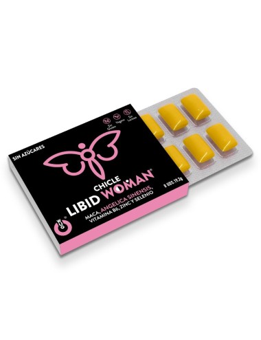 WUG LIBID WOMAN – 1 X 8 UDS | Chicle funcional con Maca