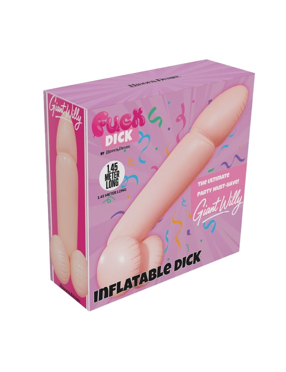 HIDDEN DESIRE - GIANT WILLY PENE INFLABLE GIGANTE 145 CM