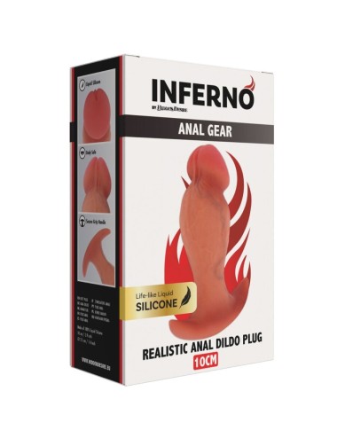 HIDDEN DESIRE - INFERNO PLUG ANAL REALÍSTICO 10 CM