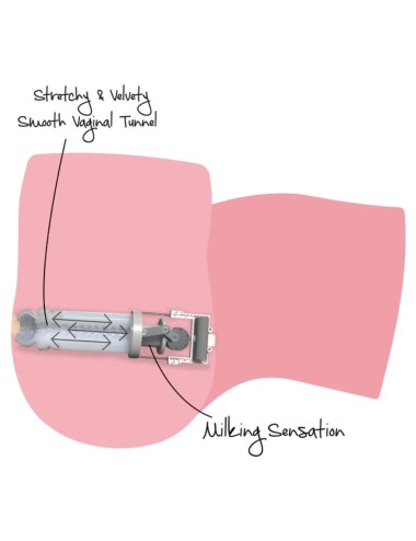 HIDDEN DESIRE - TIGHT MILKING PUSSY MASTURBADOR FEMENINO 6 KG