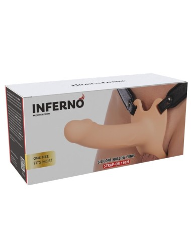 HIDDEN DESIRE - INFERNO STRAP-ON FUNDA PARA PENE 16 CM