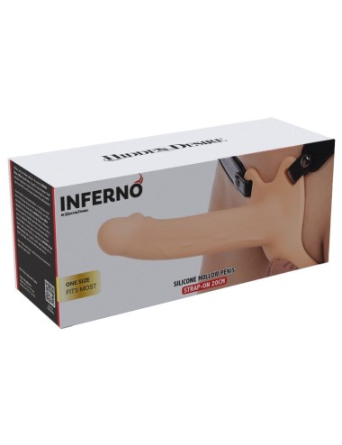 HIDDEN DESIRE - INFERNO STRAP-ON FUNDA PARA PENE 20 CM