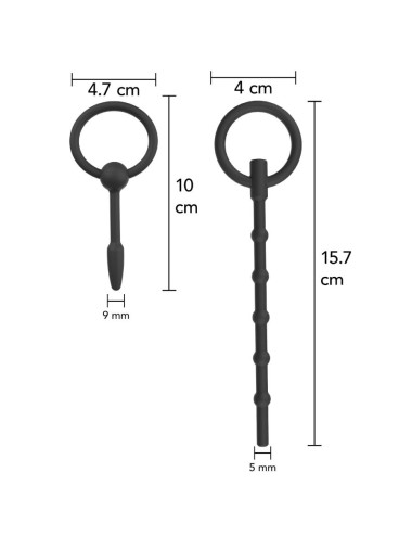 HIDDEN DESIRE - EXTREME ADVANCED SET DE PLUG URETRALES 2 UDS