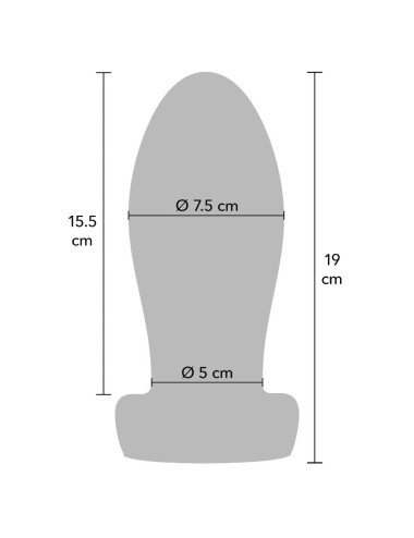 HIDDEN DESIRE - EXTREME HEAVY STRETCHER PLUG ANAL XL