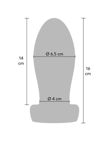 HIDDEN DESIRE - EXTREME HEAVY ANAL STRETCHER PLUG L