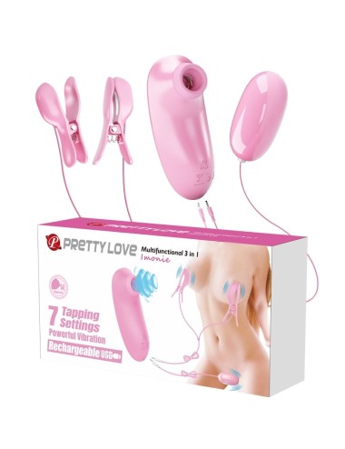 PRETTY LOVE - IMONIE SET MULTIFUNCIONAL 3 EN 1 CON SUCCIONADOR