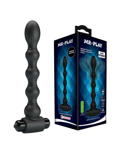 MR PLAY - MASAJEADOR PLUG ANAL CON VIBRACIÓN