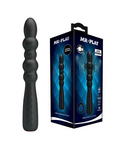MR PLAY - PLUG ANAL FLEXIBLE CON VIBRACIÓN
