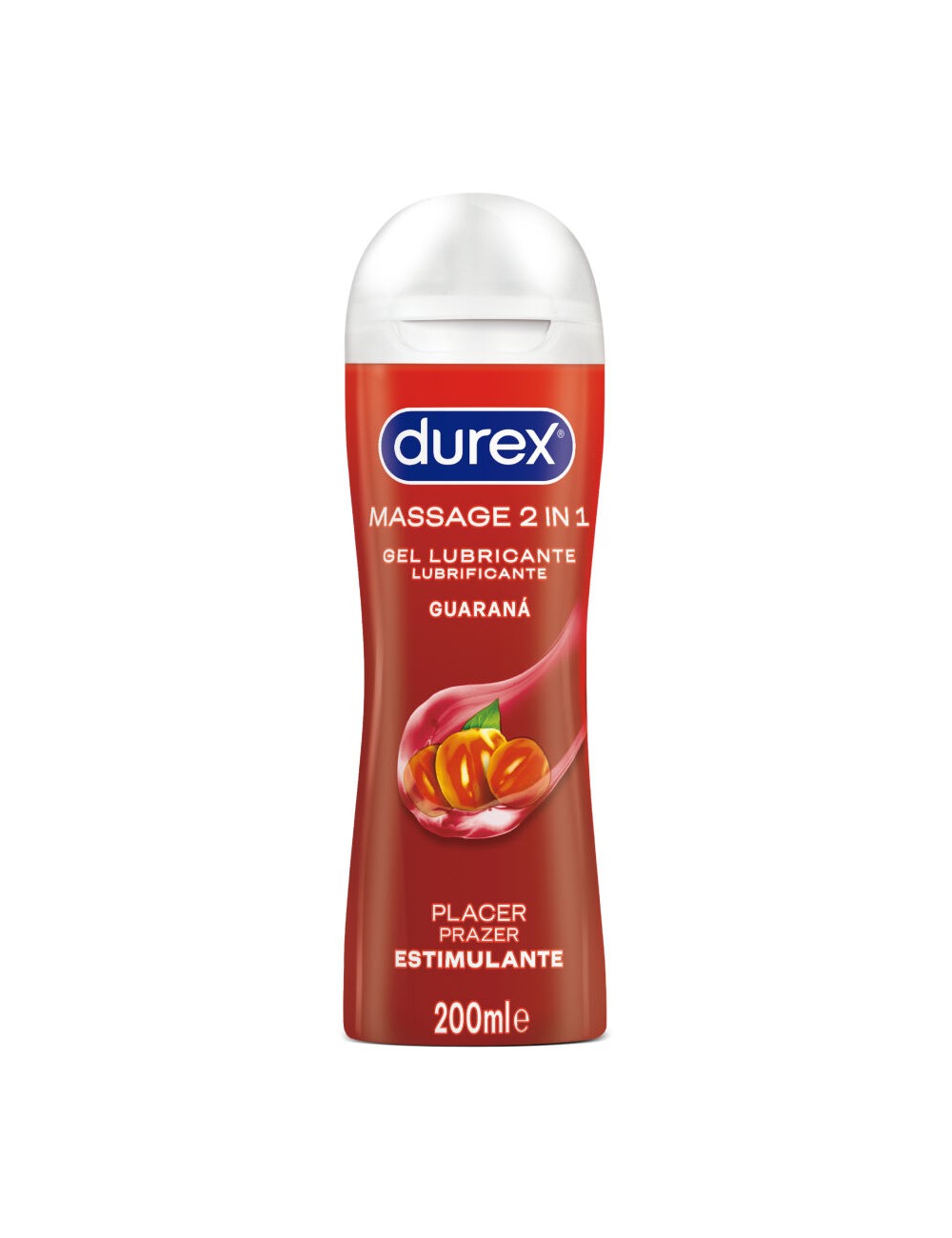 DUREX - GEL LUBRICANTE DE MASAJE ESTIMULANTE GUARANÁ 200 ML