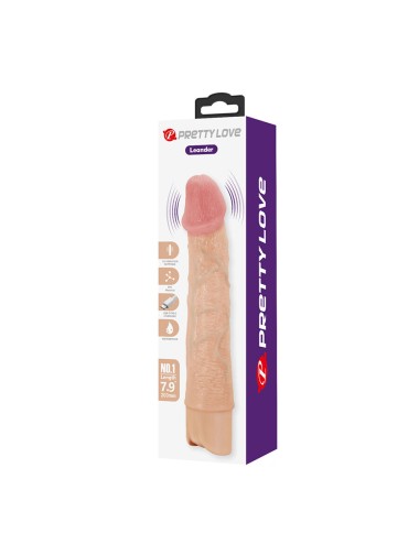 PRETTY LOVE - LEANDER VIBRADOR REALÍSTICO FLEXIBLE