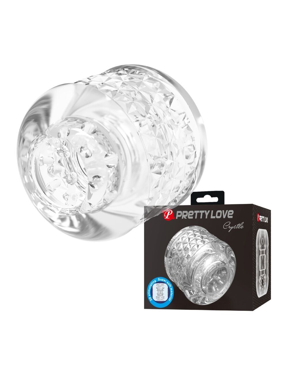 PRETTY LOVE - CRYSTLE MASTURBADOR DOBLE ENTRADA