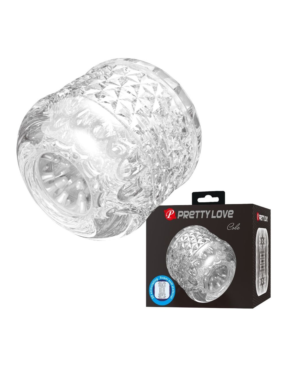 PRETTY LOVE - COLE MASTURBADOR DOBLE ENTRADA