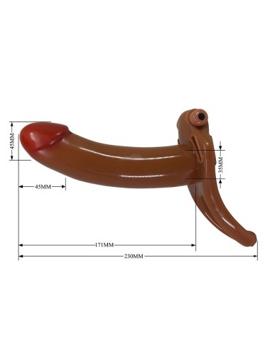 PRETTY LOVE - BRADDEN STRAP-ON CON VIBRACIÓN