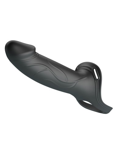 PRETTY LOVE - LANDON STRAP-ON CON VIBRACIÓN NEGRO