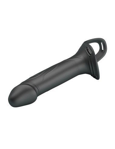 PRETTY LOVE - LANDON STRAP-ON CON VIBRACIÓN NEGRO