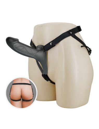 PRETTY LOVE - LANDON STRAP-ON CON VIBRACIÓN NEGRO