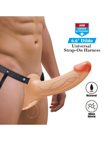 PRETTY LOVE - LANDON STRAP-ON CON VIBRACIÓN CLARO