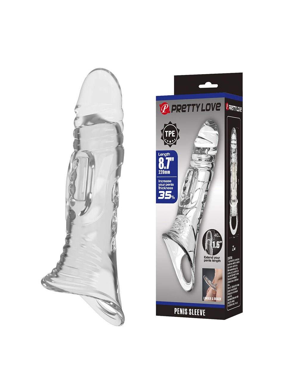 PRETTY LOVE - FUNDA PARA PENE TRANSPARENTE