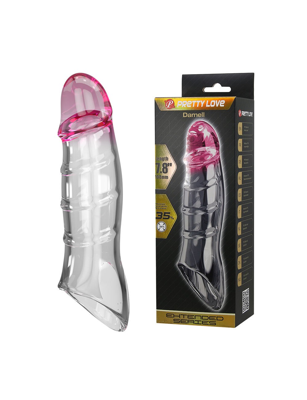 PRETTY LOVE - DARNELL FUNDA PARA PENE EFECTO TRANSPARENTE