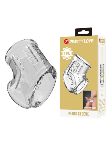 PRETTY LOVE - FUNDA CORTA PARA PENE TRANSAPARENTE