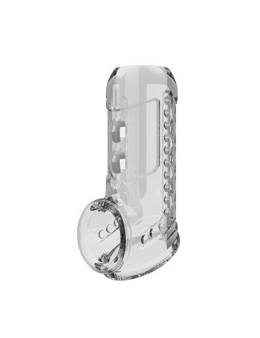 PRETTY LOVE - FUNDA PARA PENE TEXTURIZADA TRANSPARENTE