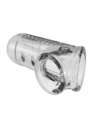 PRETTY LOVE - FUNDA PARA PENE TEXTURIZADA TRANSPARENTE