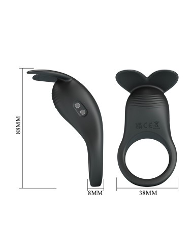 PRETTY LOVE - CARLTON ANILLO PARA PENE CON ESTIMULADOR DE CLÍTORIS