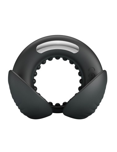 PRETTY LOVE - QUENTIN ANILLO PARA PENE CON ESTIMULADOR TESTICULAR