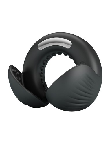 PRETTY LOVE - QUENTIN ANILLO PARA PENE CON ESTIMULADOR TESTICULAR