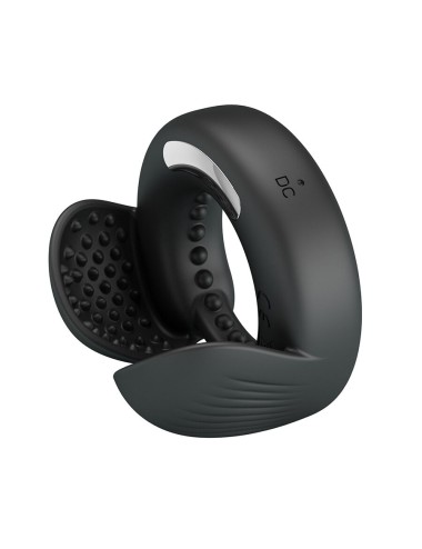 PRETTY LOVE - QUENTIN ANILLO PARA PENE CON ESTIMULADOR TESTICULAR