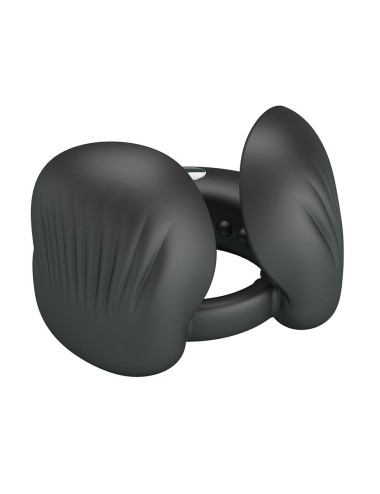 PRETTY LOVE - QUENTIN ANILLO PARA PENE CON ESTIMULADOR TESTICULAR