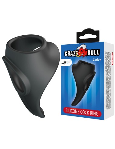 CRAZY BULL - ZADOK ANILLO ERGONÓMICO CON ESTIMULADOR DE PERINÉ
