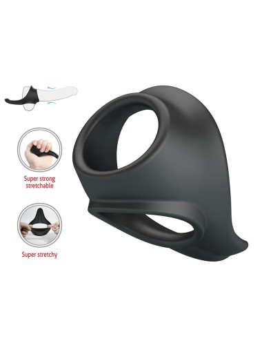 CRAZY BULL - ZADOK ANILLO ERGONÓMICO CON ESTIMULADOR DE PERINÉ