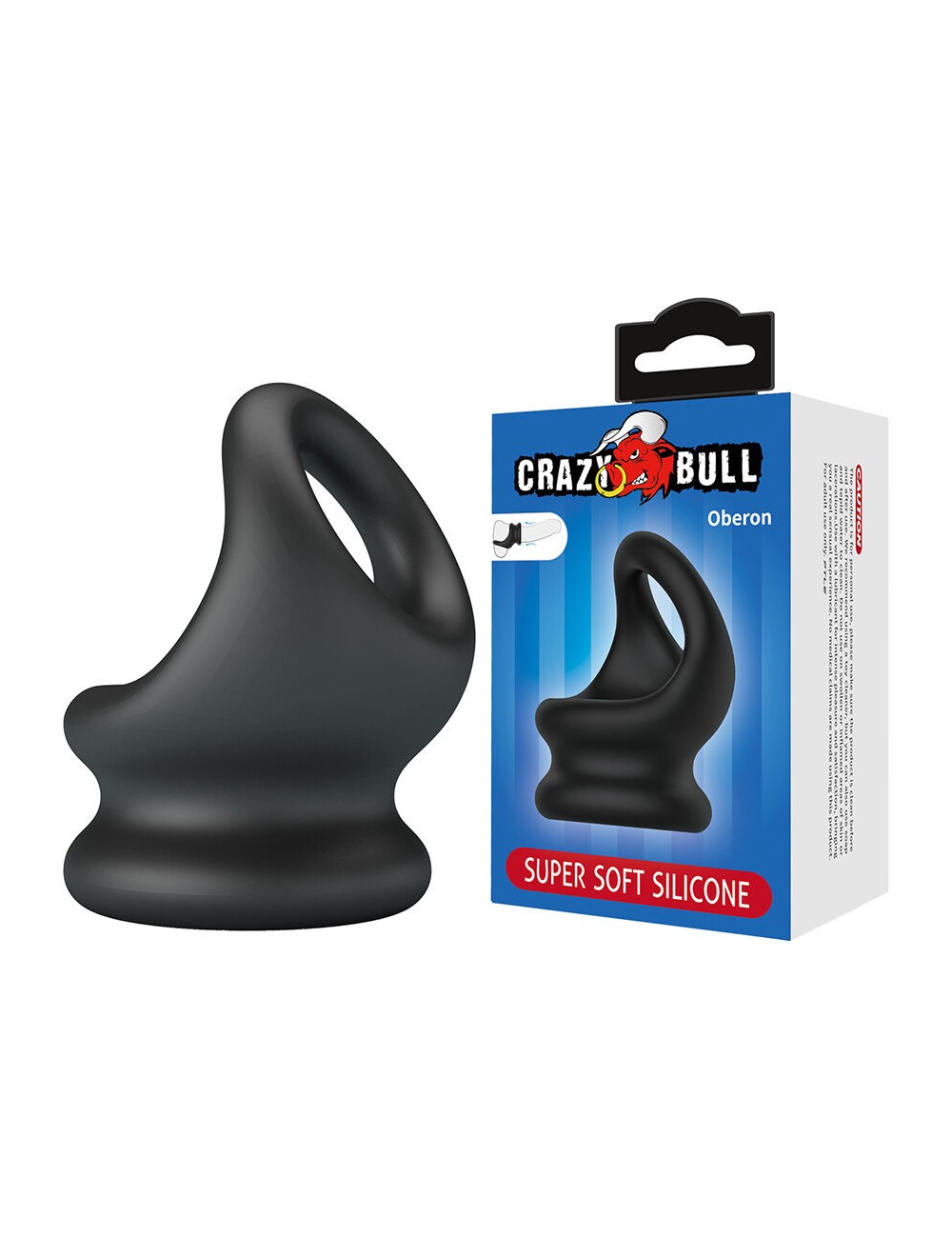 CRAZY BULL - OBERON ANILLO DE SOPORTE PARA PENE Y TESTÍCULOS