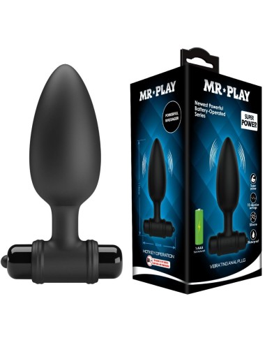 MR PLAY - PLUG ANAL SUPER POWER CON VIBRACIÓN