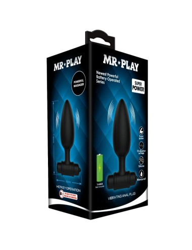 MR PLAY - PLUG ANAL SUPER POWER CON VIBRACIÓN