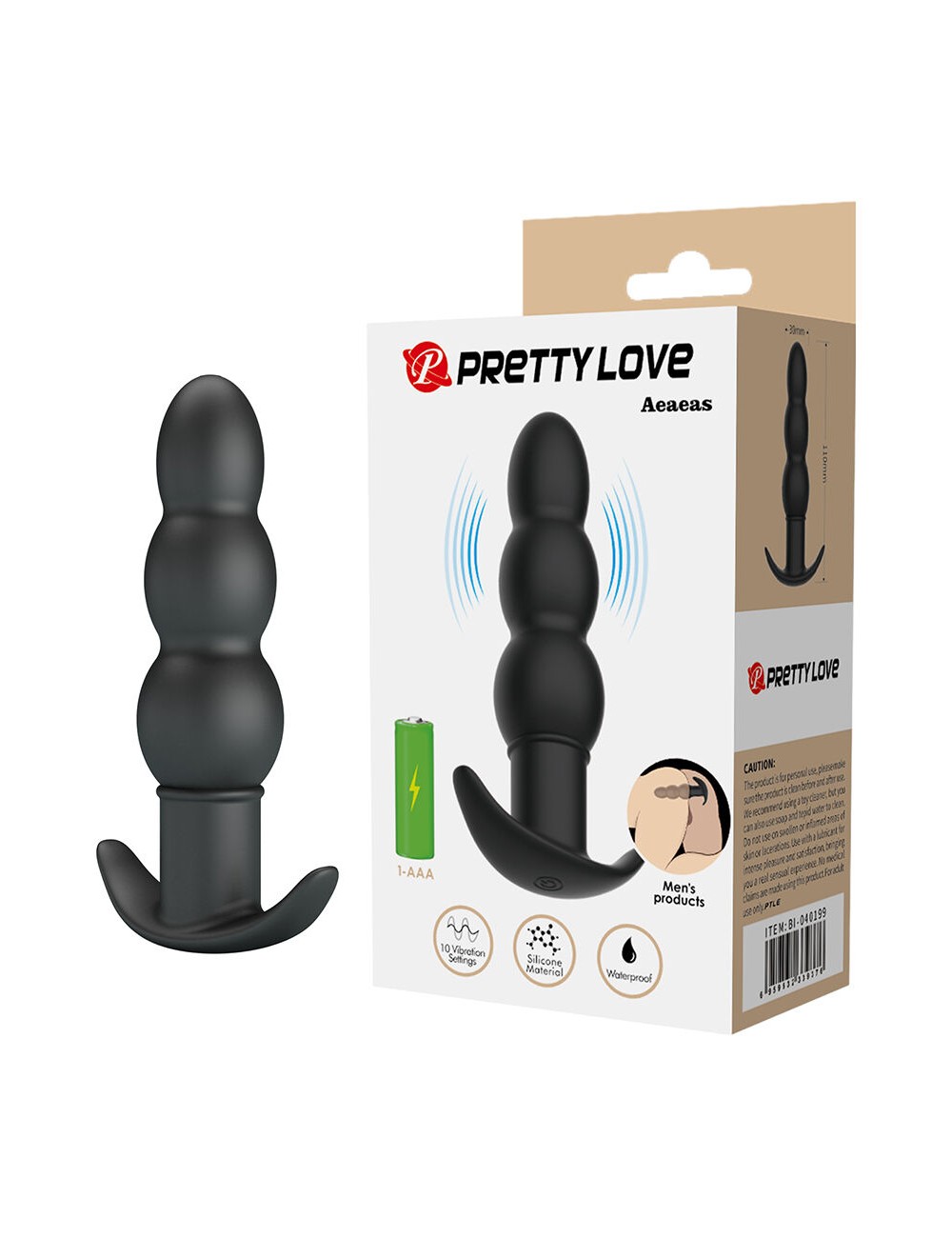 PRETTY LOVE - AEAEAS PLUG ANAL CON VIBRACIÓN