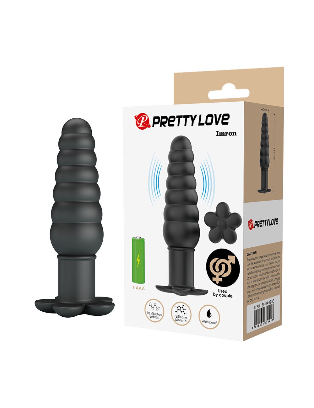 PRETTY LOVE - IMRON PLUG ANAL CON VIBRACIÓN