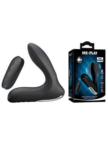 MR PLAY - MASAJEADOR DE PRÓSTATA CON VIBRACIÓN CONTROL REMOTO