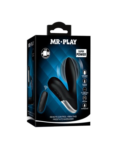 MR PLAY - MASAJEADOR DE PRÓSTATA CON VIBRACIÓN CONTROL REMOTO