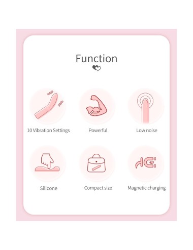 PRETTY LOVE - KISELL VIBRADOR PUNTO G ROSA