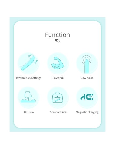 PRETTY LOVE - RYLAN VIBRADOR PUNTO G AZUL