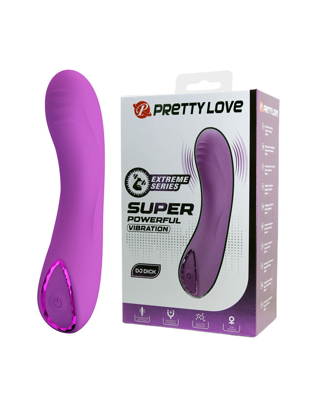 PRETTY LOVE - DJ DICK VIBRADOR PUNTO G MORADO