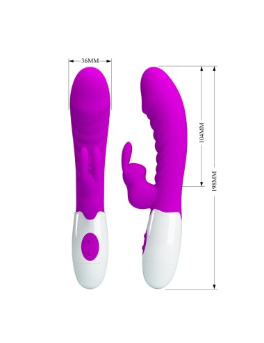 PRETTY LOVE - NAUGHTY BUNNY VIBRADOR MORADO