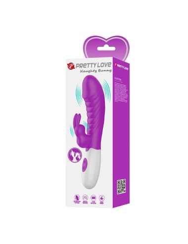 PRETTY LOVE - NAUGHTY BUNNY VIBRADOR MORADO