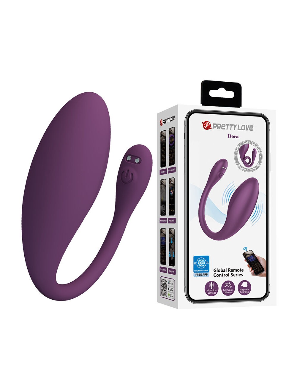 PRETTY LOVE - DORA VIBRADOR INVISIBLE CON APP GRATUITA